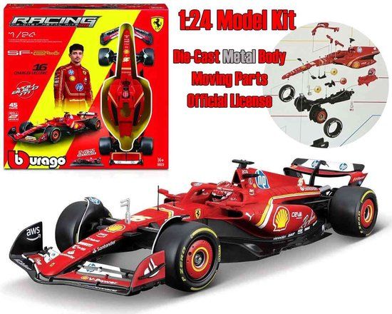Bburago Ferrari SF-24 Modelbouwset 1:24
