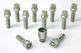 H&R Wielboutenset konisch M14x1.50 - Lengte 45mm - 10 stuks - incl. wielsloten