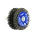 TIVOLY Cilinderborstel met treden voor boormachines van gebeitst staal, diameter 60 mm, draad 0,35 mm