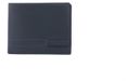 Laura Biagiotti Portefeuille homme simili cuir noir bleu Black B UNICA 12.5x9.5x3 cm