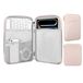 MoKo 9-11 inch tablettas, hoes compatibel met iPad Pro 11 M4 2024/11 inch iPad Air M2 2024/iPad 10th 10,9 2024/iPad Air 5/4 10,9, Galaxy Tab S9/S8/A8/A7 2022, roze