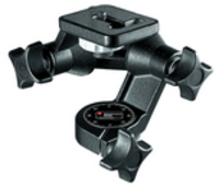 Manfrotto 3D Junior Camera Head - Zwart - Aluminium