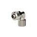 Riegler Hoekschroefverbinding, AG conisch, R 1/2, voor slang 10/8 mm, SW 17, werkdruk max. 18 bar, messing vernikkeld