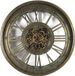 Countryfield Klok Marinus metaal L80B11H80CM grijs