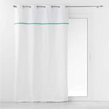 Douceur d'Intérieur Ooggordijn, Alizee Mint, 140 x 240 cm, polyester-katoenmix, met franjes