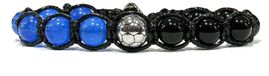Bracelet en polyester avec détails en acier, spécial supporters de football