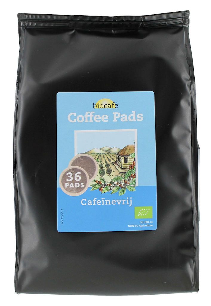 Bio Cafe Koffiepads Cafeïnevrij