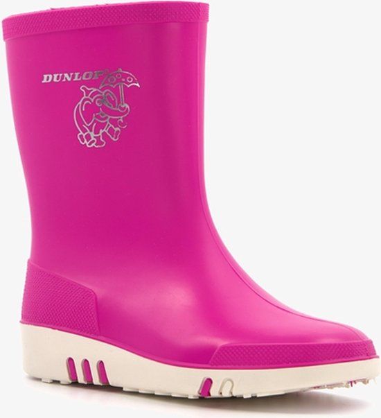 Dunlop Kinder Regenlaarzen - Roze - Maat 23