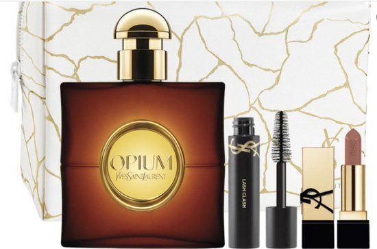 Yves Saint Laurent Opium Giftset - 50 ml Eau de Parfum + Lipstick + Mascara