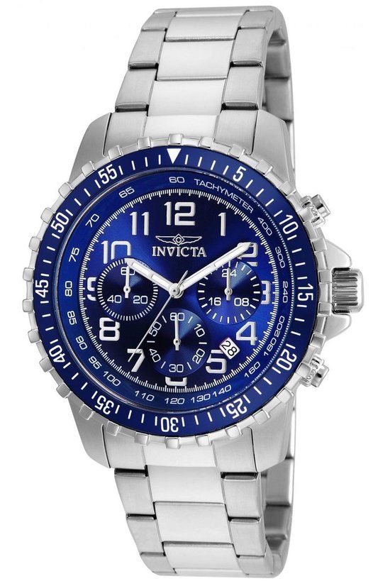 Invicta Specialty 6621 Heren Horloge - Blauwe Wijzerplaat - 45mm