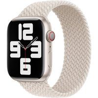 Apple Watch Gevlochten solobandje 38/40/41/42 mm - Maat 1 - Starlight