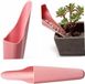 Sans marque Mini Pelle de jardin - Petite pelle - Plantation et rempotage - Plastique léger - 23 cm - Rose