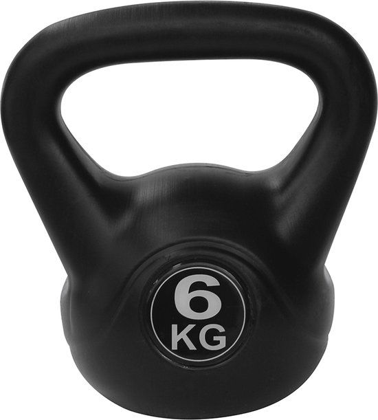 Tunturi PVC Kettle Bell - 6 kg - Black