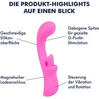 EIS Siliconen Rabbit met roterende tong, 22,5 cm