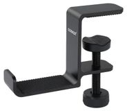 Support de casque en aluminium - Sous bureau - Max 2 kg - Argent