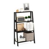Furinno Ladder Boekenkast Display Plank, 4-laags Espresso