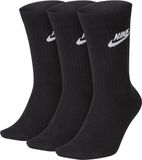 Nike Sportswear Everyday Essential 3 Paar Sportsokken - Zwart | Maat: S-34/38