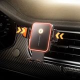 OEM Azomor® Universele telefoonhouder voor auto met snelle oplaadfunctie en automatische klem - Zwart