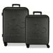 Disney Mickey Good Trip Kofferset, zwart, 55/70 cm, stijf, 5,65 kg, TSA-sluiting, ABS, 136,61 l, uittrekbaar, handbagage