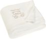 Playshoes Fleece deken voor kinderen 75x100cm - Beer - Wit