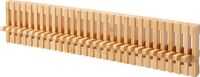 ACAZA Kapstok - Wandkapstok - 28 Haken - 87 cm - Bamboe - Natuurlijk Bruin