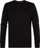 Petrol Industries Trui Heren - Regular Fit - Fijngebreide Trui Mannen - Ronde Hals - 50% Katoen, 50% Acryl - Pullover - Zwart - Maat L