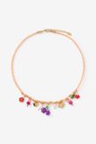 Sissy-Boy - Roze cord ketting met bedels