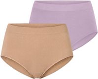 Schiesser Slip Retro - Classic Seamless Vrouwen Orchid/Maple Effen 2 stuks