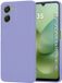Techsuit Hoesje geschikt voor Motorola Moto G06 - Soft Flex Silicone Back Cover - Light Purple