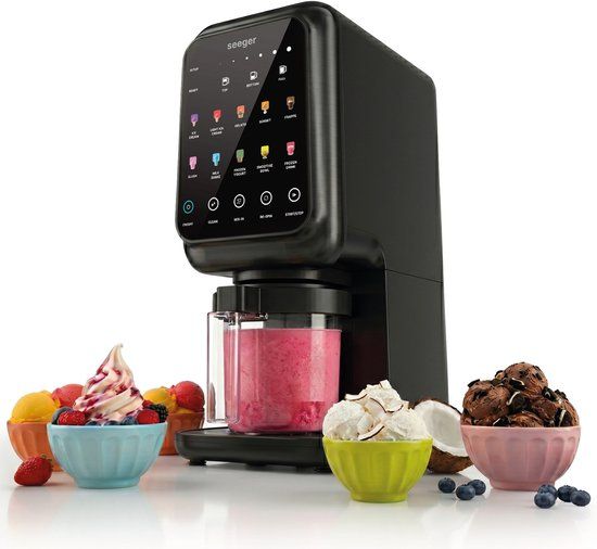 Seeger MultiCream - 10-in-1 IJsmachine - Zwart