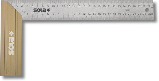 Sola Winkelhaak - 500x170mm - Aluminium - RVS