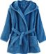 Vertbaudet Bademantel – kind – met capuchon – katoen – blauw