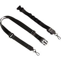 OtterBox 2-in-1 Crossbody Strap, schouderriem voor telefoon, verstelbaar koord, gespen voor het ophangen van sleutels en hoofdtelefoon, compatibel met de meeste OtterBox telefoonhoesjes, zwart