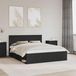 Maison Exclusive - Cadre de lit, noir, 160 x 200 cm, bois de pin massif