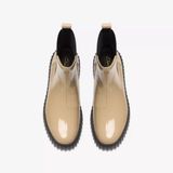 Clarks Chelsea-Boot Torhill Maple Beige Leer/Lak Dames Maat 36