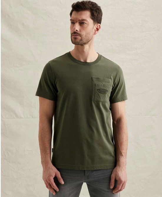 PME Legend Heren T-shirt Khaki Maat M