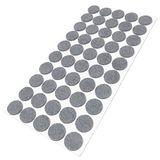 Adsamm® 50 x zelfklevende viltglijders Grijs ø 22 mm Rond 3,5 mm dik Meubel- en vloerbescherming
