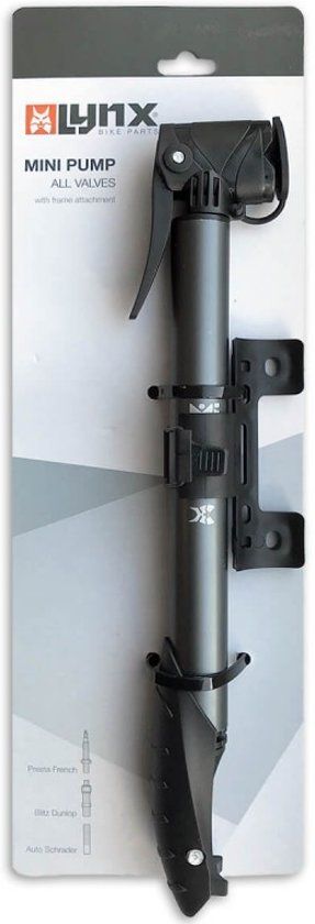 Lynx Mini Fietspomp Alle Ventielen Met Montagebeugel