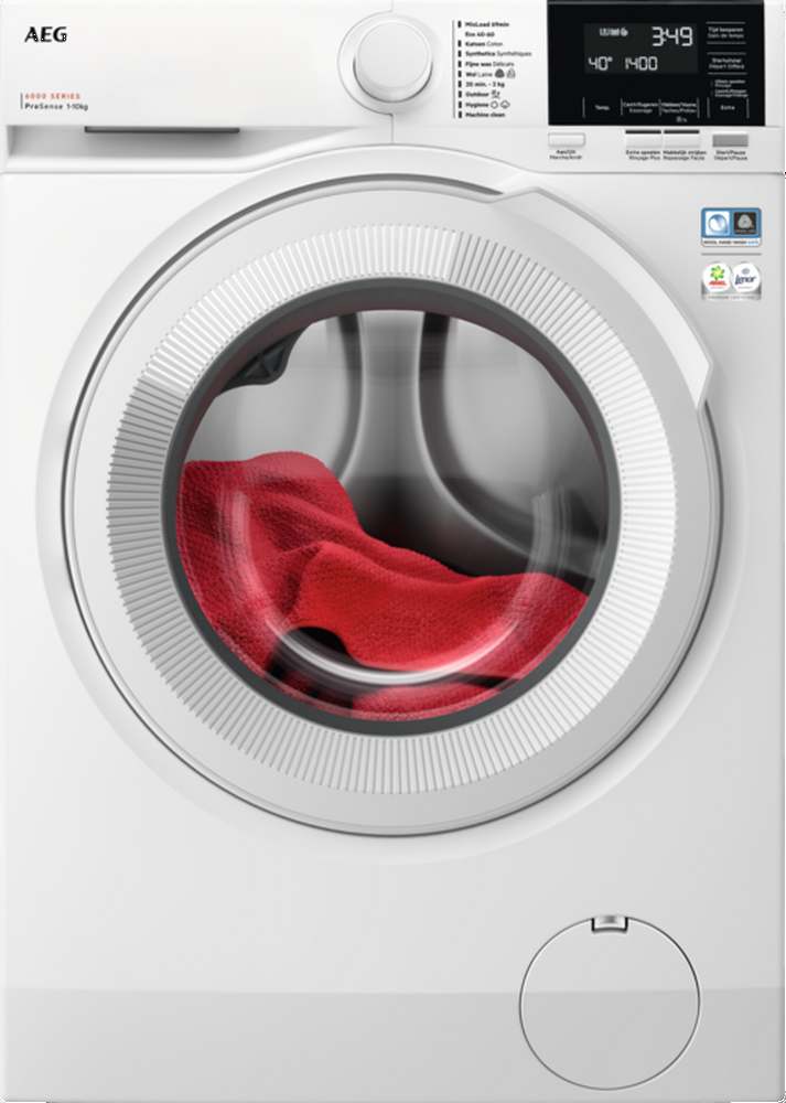 AEG LR63R862 6000 serie ProSense® Wasmachine - 8 kg - 1600 toeren - Energieklasse A