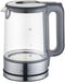 Maestro MR-053 Snoerloze Elektrische Waterkoker 1.7L Glas & Roestvrij staal Verlicht 2200W - Grijs