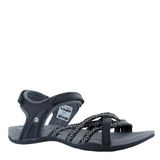 Hi-Tec Savanna II Dames Sandalen Zwart/Antraciet - Maat 39