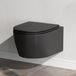 AM.PM X-Joy S - Toilet - Softclose Toiletbril - Randloos diepspoel - Mat Zwart - WC Pot