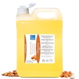 Zoete amandelolie, anti-striae, koudgeperst, hydraterend, haarverzorging, nagels, nagelriemen, natuurlijke make-up verwijderaar, massageolie, biologische cultuur, 5000 ml