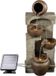 Bol Waterfontein Buiten Tuin Water Fontein - Waterornament - Zonne-Energie - 4 Lagen Pot Ontwerp - Waterval - Tuindecoratie - Binnen & Buiten - Met Pomp - 31 x 26.2 x 72.4 (cm) - Grote Tuinvijver