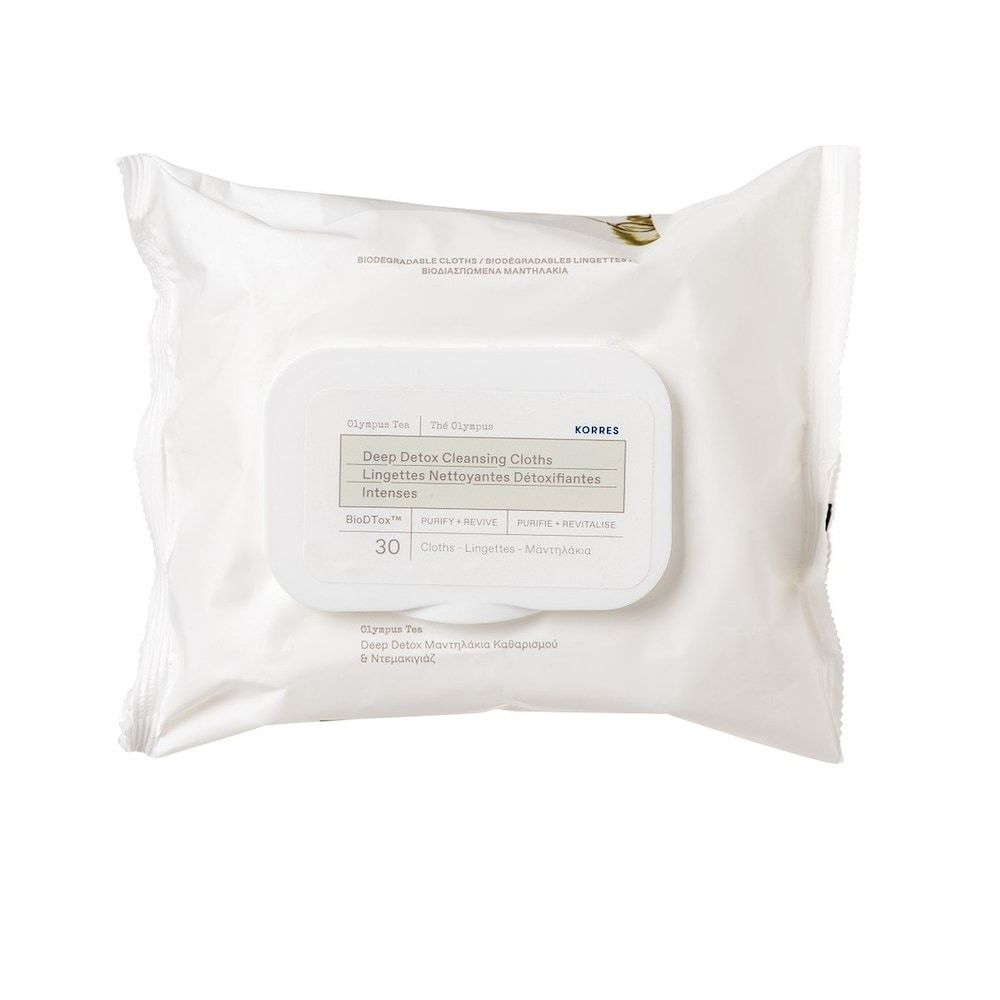 Korres Olympus Tea Deep Detox Cleansing Cloths 30 stuks - 5203069101380