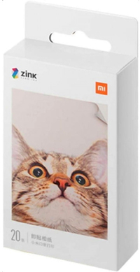 Xiaomi Mi Portable Photo Printer Papier - 20 stuks - Wit - Mat