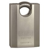Kasp 190 K19070XD Hoog veiligheidshangslot 70 mm, Zilver/Grijs, Gesloten Sluiting
