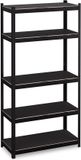 Merkloos Relaxdays Stellingkast - 180x90x40 cm - 875 kg - Staal - 5 Planken - Zwart