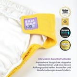 Bambino Mio, revolutionaire herbruikbare luier - duurzame, wasbare, chemicaliënvrije eco-stoffen luier voor pasgeborenen tot peuterleeftijd - GEEL