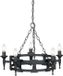 Elstead Lighting LED Kroonluchter | 5X E14 Max 60W | Dimbaar | Black